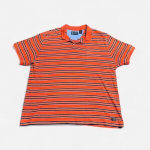Chaps orange and black striped XXL T shirt